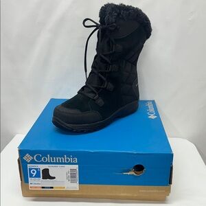Columbia Black Ice Maiden II boots size 9.5 WIDE.